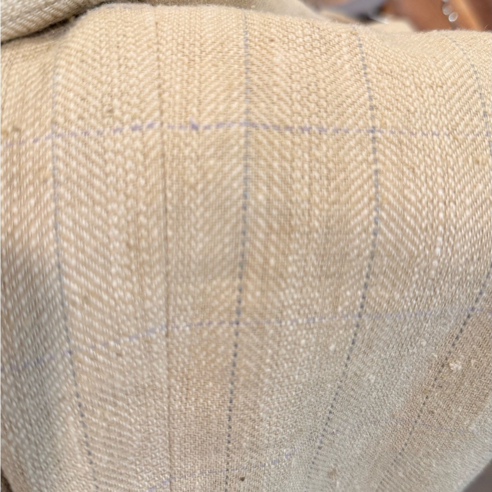 Ralph Lauren Light Tan Suit with light blue pattern - Picture 8 of 8